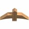 Ekena Millwork Bellingham Timber Gable Bracket, Western Red Cedar, 36"W x 15"H x 5 1/2"D x 5 1/2"F, 10/12 Pitch GBW036X15X0606BEL00SWR - alternate 5